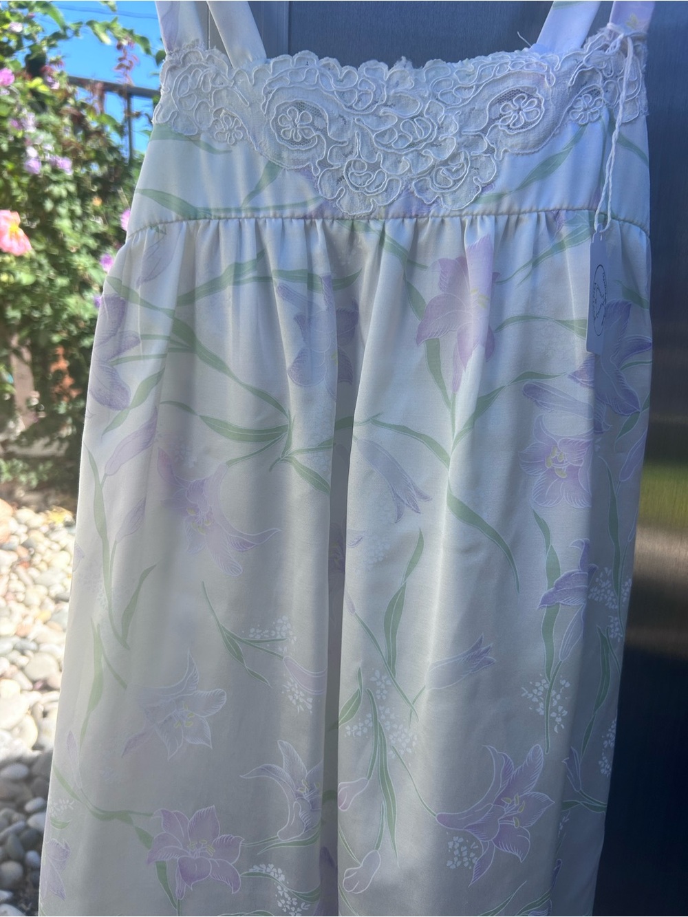 80s Linda Bis floral nightgown